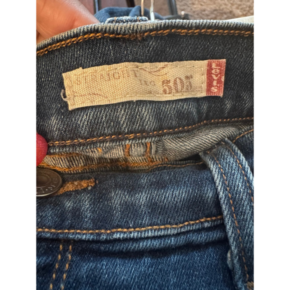 Levi's 505 Regular Fit Straight Leg Jeans 14W - Picture 10 of 13